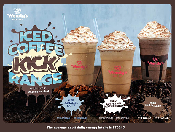 Iced Coffee Kick Range Wendy S Milk Bar